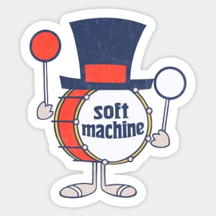 Soft Machine -- Original Fan Artwork Design Sticker
